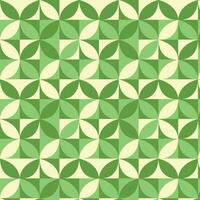 seamless pattern with leaves. Bauhaus style pattern. Background with Bauhaus flowers. Vector illustration