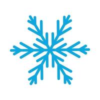 Snowflake. Snowflake icon isolated on white background. Snowflake icon vector design illustration. Blue snowflake icon.