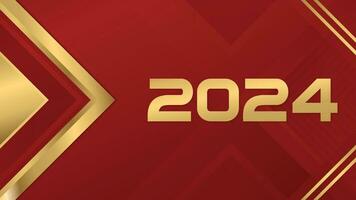 2024 Background. 2024 happy new year. 2024 Year Text design Illustration. Happy new year 2024 background. vector