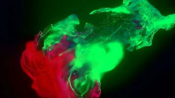 Abstract background with flickering animation and slow moving particles. video