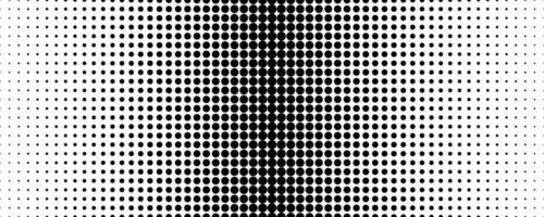 black white dot polka halftone vector