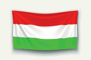 flag of hungary vector