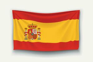 bandera de españa vector