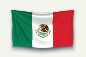 flag of mexico vector