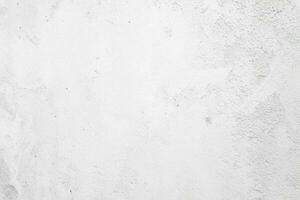 Blank concrete white rough wall for background. Beautiful white wall surface background pattern. photo