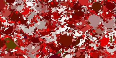 Light Red vector texture with random triangles.