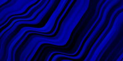 Dark BLUE vector background with wry lines.