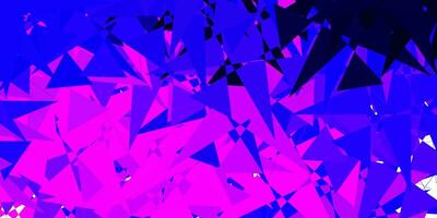 Light Purple, Pink vector texture with random triangles.