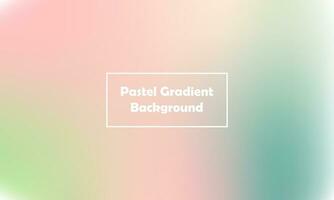 abstract gradient blur background with pastel, pink, green color vector