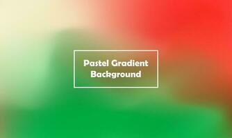 abstract gradient blur background with pastel, pink, green color vector