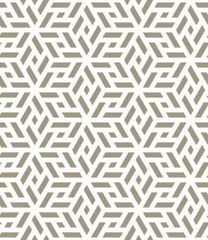 Seamless geometric pattern with a 3D style vector