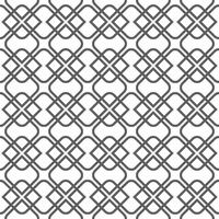 Seamless geometric pattern with an Islamic style vector