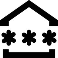 Home homepage icon symbol vector image. Illustration of the house real estate graphic property design image