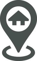 Home homepage icon symbol vector image. Illustration of the house real estate graphic property design image