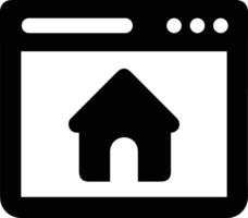 Home homepage icon symbol vector image. Illustration of the house real estate graphic property design image