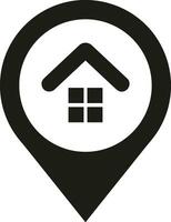 Home homepage icon symbol vector image. Illustration of the house real estate graphic property design image