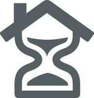 Home homepage icon symbol vector image. Illustration of the house real estate graphic property design image