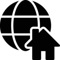 Home homepage icon symbol vector image. Illustration of the house real estate graphic property design image