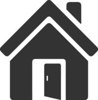 Home homepage icon symbol vector image. Illustration of the house real estate graphic property design image