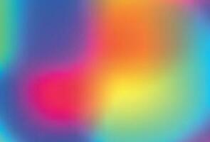 Smooth and blurry colorful gradient mesh background. Modern bright rainbow colors. Easy editable soft colored vector banner template