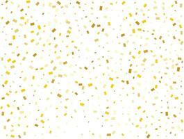 Light Golden glitter Rectangles confetti background. Pastel holiday texture. vector