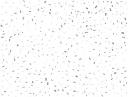 Luxury silver Rectangular glitter confetti background. White festive texture. vector