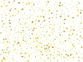 Light Golden glitter Rectangles confetti background. Pastel holiday texture. vector