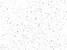 Light silver Rectangular glitter confetti background. White festive texture. vector