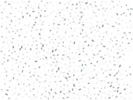 Luxury silver Rectangular glitter confetti background. White festive texture. vector