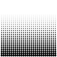 Abstract Black Halftone Dots Graphic Element Background Design, Polka Dot Template Vector