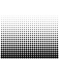 Abstract Black Halftone Dots Graphic Element Background Design, Polka Dot Template Vector