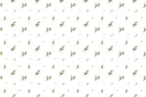 Bouquet of pine branches as seamless pattern background vector