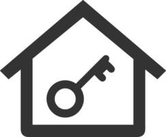 Home homepage icon symbol vector image. Illustration of the house real estate graphic property design image