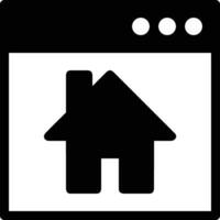 Home homepage icon symbol vector image. Illustration of the house real estate graphic property design image