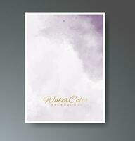 Set of creative hand painted abstract watercolor background. Design for your cover, date, postcard, banner, logo. vector