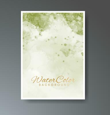 Set of creative hand painted abstract watercolor background. Design for your cover, date, postcard, banner, logo.