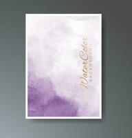 Set of creative hand painted abstract watercolor background. Design for your cover, date, postcard, banner, logo. vector