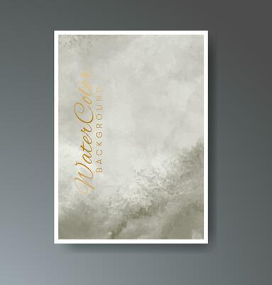 Set of creative hand painted abstract watercolor background. Design for your cover, date, postcard, banner, logo.