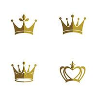 Crown Logo Template vector icon