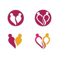 Community, network and social icon vector