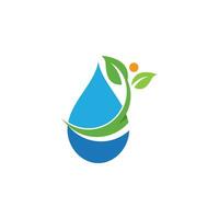 plantilla de logotipo de gota de agua vector