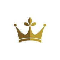 icono de vector de plantilla de logotipo de corona