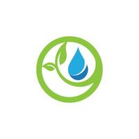 water drop Logo Template vector