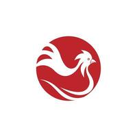 Rooster Logo Template vector