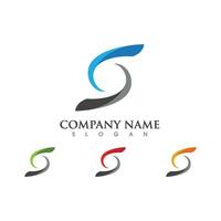 Business corporate S letter logo vector