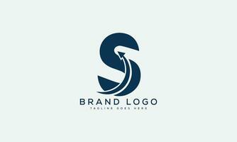 letter S logo design vector template design for brand.