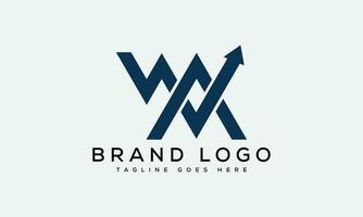 letter WA logo design vector template design for brand.