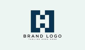 letter H logo design vector template design for brand.