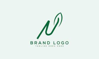 letter N logo design vector template design for brand.