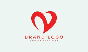 letter N logo design vector template design for brand.